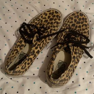 Cheetah Print Vans